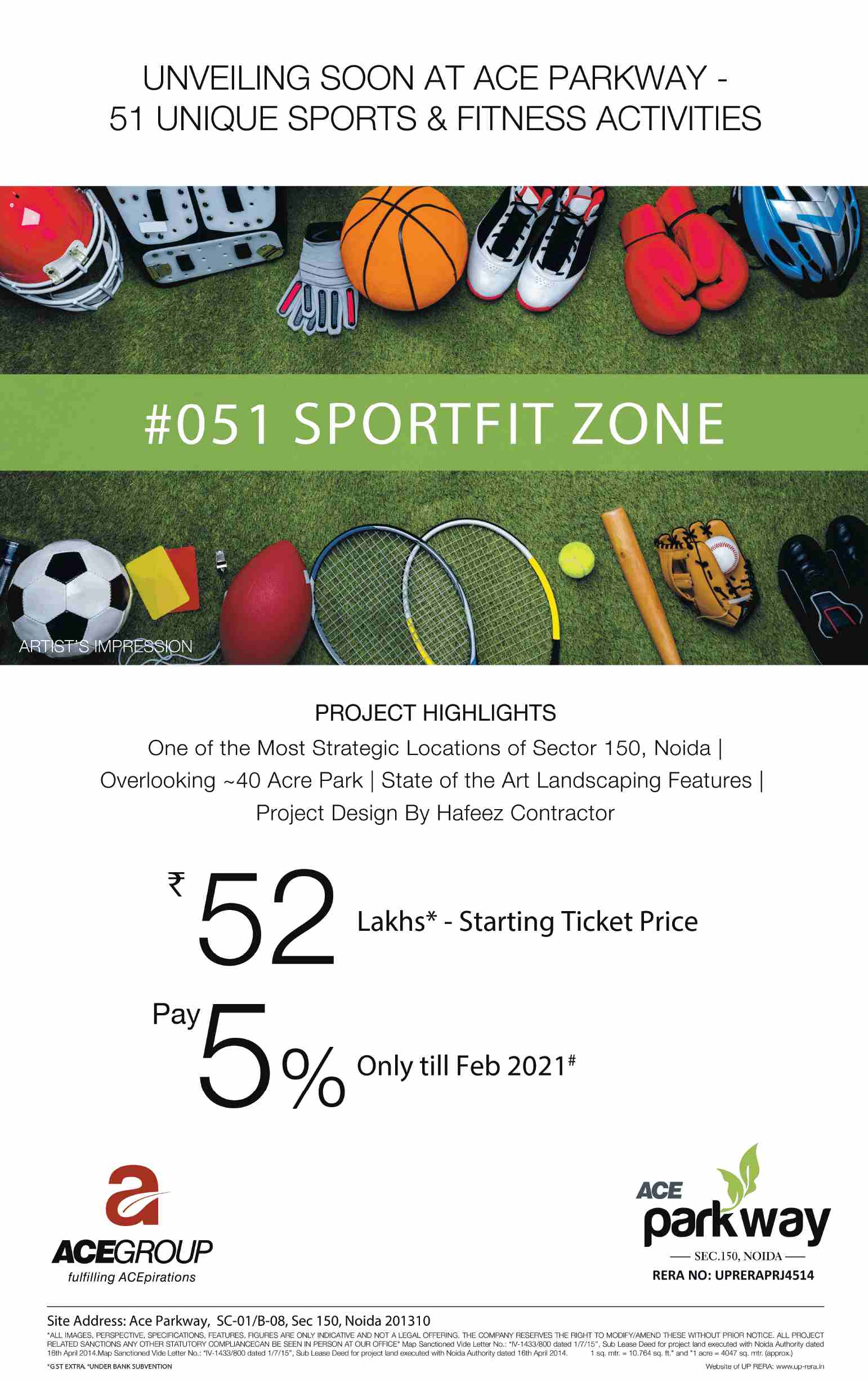 Unveiling 51 unique sports and fitness activities at Ace Parkway in Noida Update